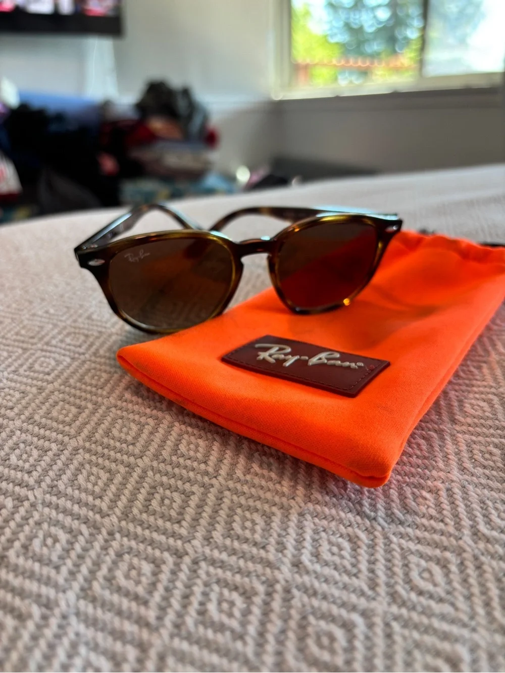 Ray-Ban Kid’s Tortoiseshell Frames with Brown Lenses